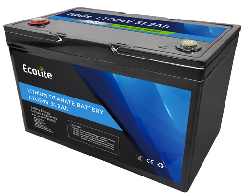 Qualität  Ecolite LTO24-30 24V 31.2Ah Lithium Titanate Battery Pack 748.8Wh Energy usine