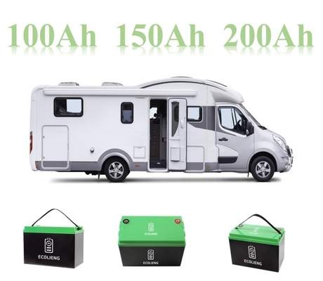 LiFePO4 12V 100Ah Portable Lithium Battery Pack für Wohnwagen und Bootshäuser