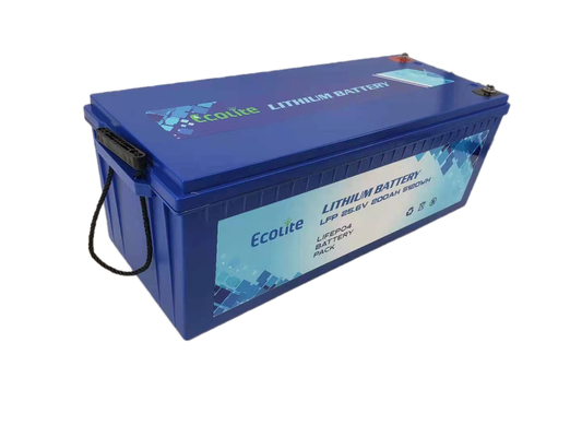 24V 200Ah LiFePO4 Lithiumbatterie Tiefkreislauf für Wohnwagen Karawane Bootshäuser im Freien