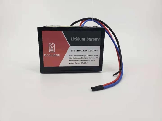 24V 7,8Ah Lithium Titanat LTO Batterie für Solar-Tracker / elektrische Tür