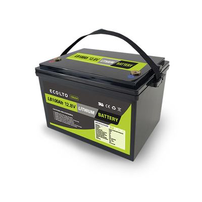 4000 Zyklen RV Lithiumbatterie 12,8V 100Ah LiFePO4 RV Batterie 1280Wh Nennkapazität