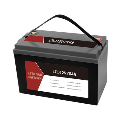 12V 75Ah LTO Batteriepaket für Marine-RV-Anwendungen mit 12mΩ Widerstand