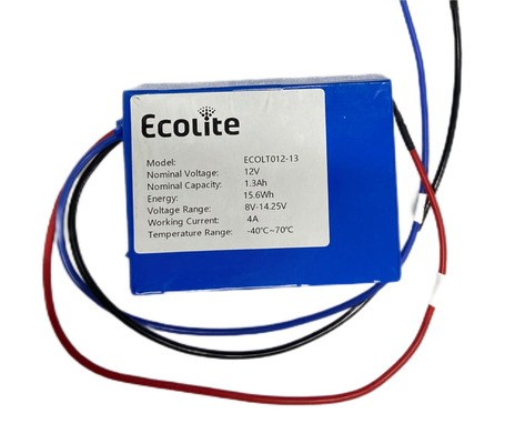 Anpassungsfähige LTO-Batterie 12V 1,3Ah Lithium-Titanat-LTO-Batterien mit langem Zyklus