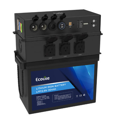 quality Tragbare 12,8V RV Lithiumbatterie 300Ah 3840Wh CC / CV Lademodus factory