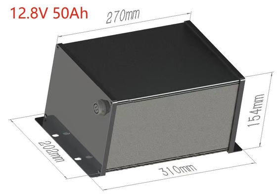 640Wh Solarstraßenbeleuchtung Batterie 12V 50Ah LiFePO4 Batterie Integrierte BMS und MPPT