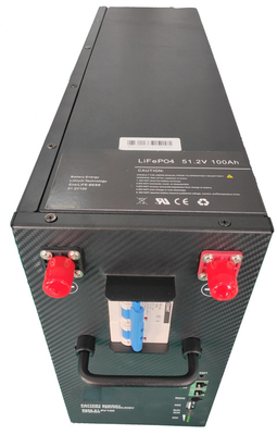 LiFePO4 Lithiumbatterie mit tiefem Zyklus 51.2V 100Ah Für 4G 5G Kommunikationsbasisstation