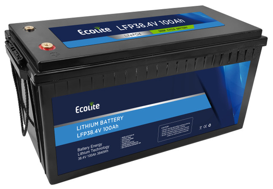 38.4V 100Ah LiFePO4 Lithiumbatterie mit Bluetooth-Kommunikation