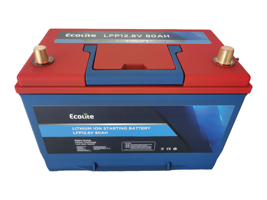 LiFePO4 Lithium-Batterie 12,8V 80Ah Integrieren BMS mit schneller Ladung für das Auto Starten
