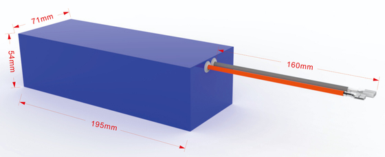 24V 2,6Ah Lithium Titanat LTO Batteriepaket für Solar-Tracking-Systeme Integrieren BMS