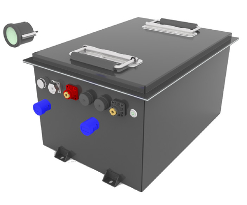Anpassung Lithium Eisen Phosphat Batterie Pack 51.2V 105Ah Für Golf Auto Integrierte BMS