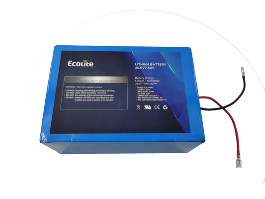 25.6V 7.5Ah LifePO4 Lithium-Eisen-Phosphat-Batterie-Pack für Solar-Tracker elektrische Tür