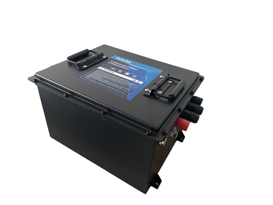 Hochleistungsbatterie 51.2V 80Ah LiFePO4 Lithiumbatterie für Golfkarren Off-Road Karrenbatterie eingebautes BMS