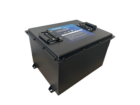 Hochleistungsbatterie 51.2V 80Ah LiFePO4 Lithiumbatterie für Golfkarren Off-Road Karrenbatterie eingebautes BMS