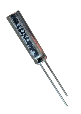 2.4V 5mAh Kleine wiederaufladbare Lithium-Titanat-Batteriezelle für Präzisionsinstrumente