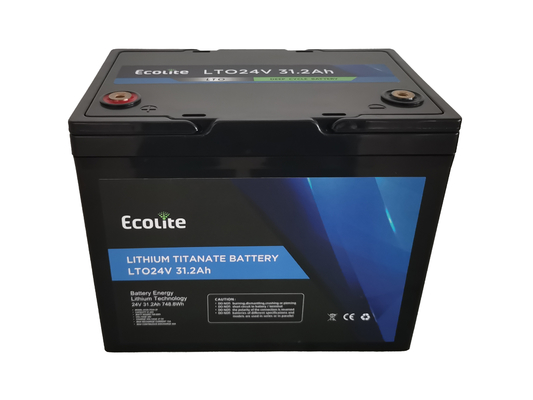 Hochenergetische LTO 24V 31,2Ah Lithium-Titanat-Batterien-Pack Zyklusdauer 10000 Für Niedertemperaturentladung