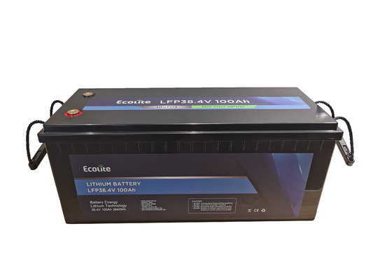 LFP LiFePO4 Lithiumbatterie 38,4V 100Ah 3840Wh Lithium-Eisenphosphatbatterien mit BMS