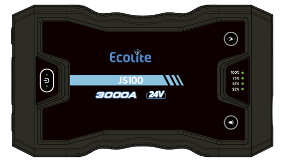 JS100 Gleichspannungseingang 25.9V 6Ah für Motorräder ATVs Lithium- und Deep Cycle-Batterien
