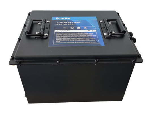 LFP48-80 51.2V 80Ah LiFePO4 Lithiumbatteriepaket für Golfkarren Integriertes Smart BMS