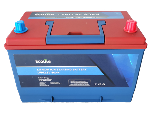 LiFePO4 Lithium-Auto-Starterbatterie 12,8 V 80 Ah Anlasserbatterie